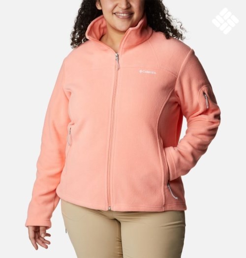 Columbia Fast Trek II Jakke Dame Korall | Plus Size 61842A